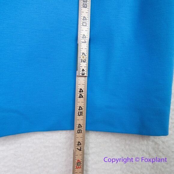 New! BOSS Domeja Square Neck Sheath Dress in Brilliant Blue, US size 10 - Picture 9 of 16